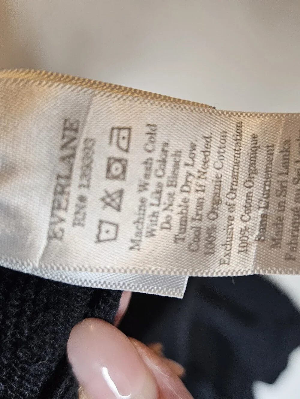 Everlane Organic Cotton The Track Half-Zip Sweatshirt Blue Pullover Size XL